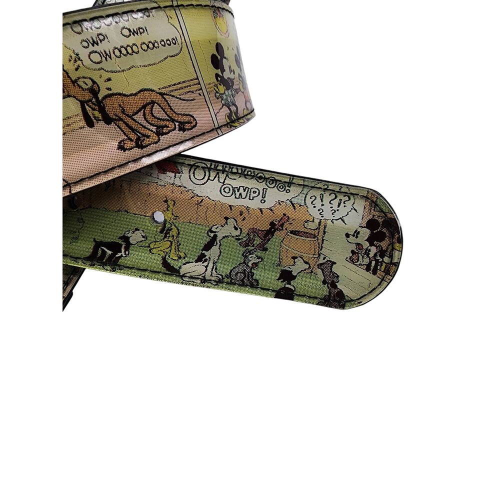 Vintage Disney Mickey Mouse Comic Belt — Y2K Cartoon-Core Streetwear Heat (L) - Picture 6 of 9